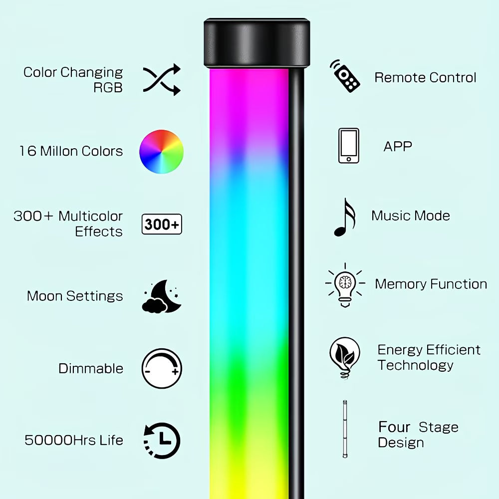 LA Glow Smart LED Floor Lamp
