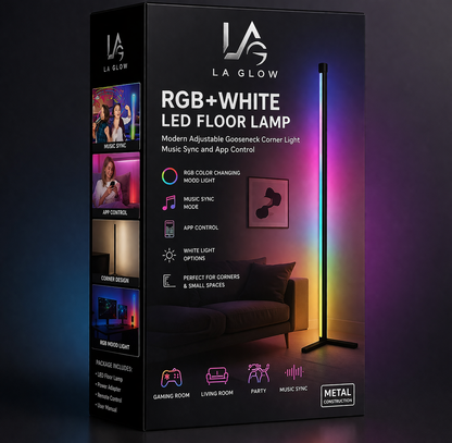 LA Glow Smart LED Floor Lamp