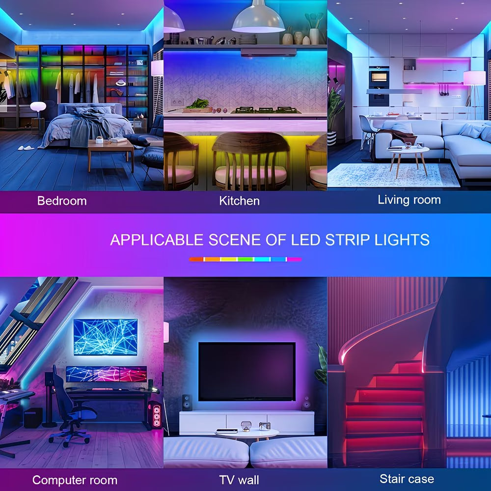 LA Glow Smart RGB LED Strip Lights – 5M to 30M - Premium Strip