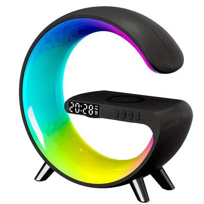 LA Glow Smart Wireless FAST Charging Speaker Lamp
