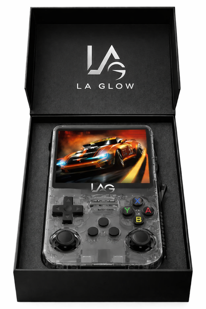 LA Glow Retro Handheld Gaming Console – 15,000+ Games