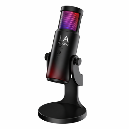 LA GLOW RGB Gaming Microphone – XTRIKE ME XMC-03 USB Streaming Mic with 12 Lighting Modes