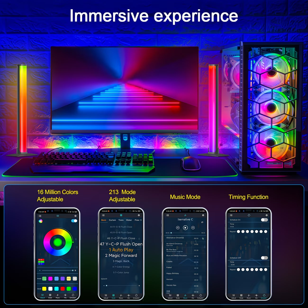 LA Glow Smart RGB LED Light Strips