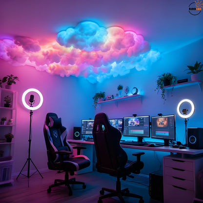 LA Glow 3D RGB Thunder Cloud Light